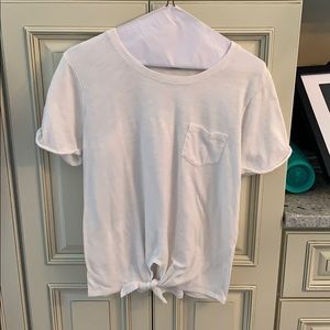 J Crew t. Ties at bottom.